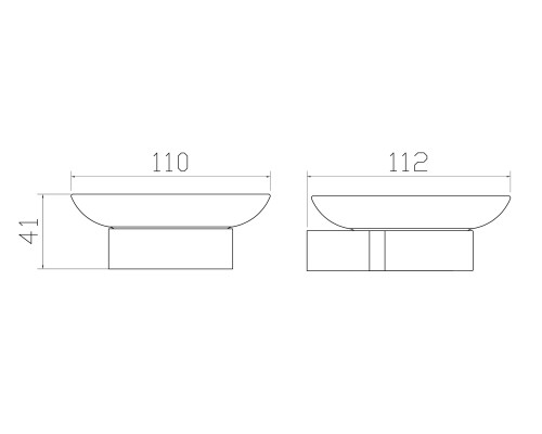 Мыльница с держателем Wonzon&Woghand, Черный