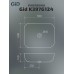 Раковина накладная Gid K397G124