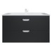 Тумба с раковиной подвесная Uperwood Modul 97х45х57 см, черная матовая