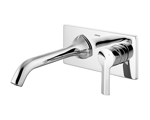 Встраиваемый настенный смеситель для раковины Arrow AG4205CP хром