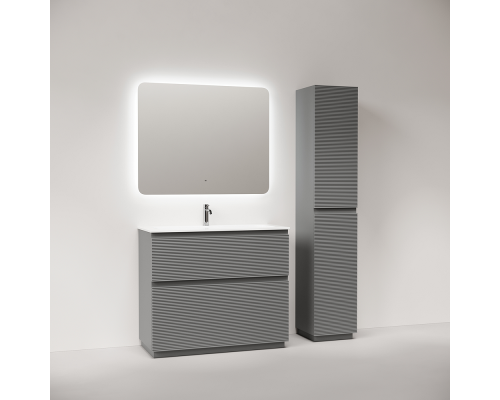 Тумба под раковину Напольная Sancos Folk Floor 99.5 FL100FES Ergraut soft