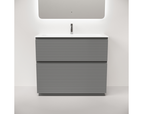 Тумба под раковину Напольная Sancos Folk Floor 99.5 FL100FES Ergraut soft