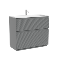 Тумба под раковину Напольная Sancos Folk Floor 99.5 FL100FES Ergraut soft