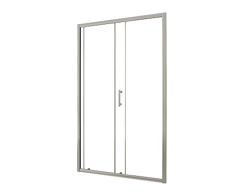 Душевая дверь напольная Taliente 100x195см, прозр.стекло 6мм, хром