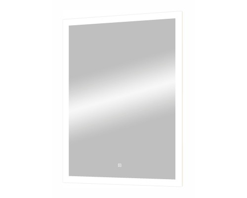 Зеркало Континент Sevilla 600х800 ЗЛП115 с подсветкой с сенсорным выключателем с подогревом с часами