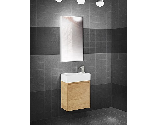 Зеркало BelBagno 50 SPC-AL-500-800 Сатин