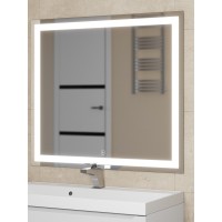 Зеркало для ванной с подсветкой Uperwood Tanos 90х80 см, сенсор/антизапотевание