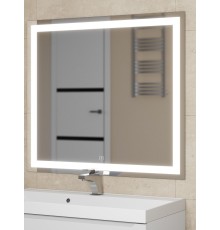Зеркало для ванной с подсветкой Uperwood Tanos 90х80 см, сенсор/антизапотевание