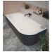 Акриловая ванна Cezares Slim 179x79 L SLIM CORNER-180-80-60-L-NERO-SET без гидромассажа