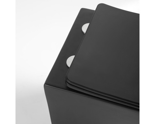 Унитаз подвесной Vincea Piatti VT1-11SMB черный матовый ультратонкое Soft-close сиденье