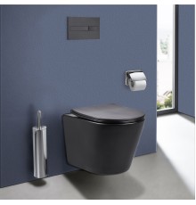 Унитаз подвесной Vincea Piatti VT1-11SMB черный матовый ультратонкое Soft-close сиденье