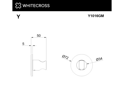 Кронштейн точечный Whitecross оружейная сталь