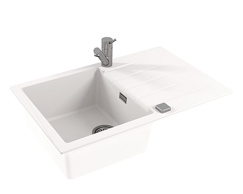 Мойка кухонная Alveus Granital Cadit 20 1132022 790х500 белый