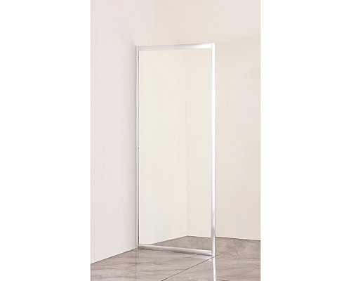 Душевая боковая стенка напольная Taliente 100x195см, прозр.стекло 6мм, хром