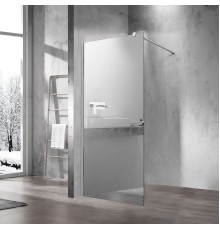 Душевая перегородка Vincea Walk-In VSW-1H10MR, 100x200, хром, стекло зеркальное