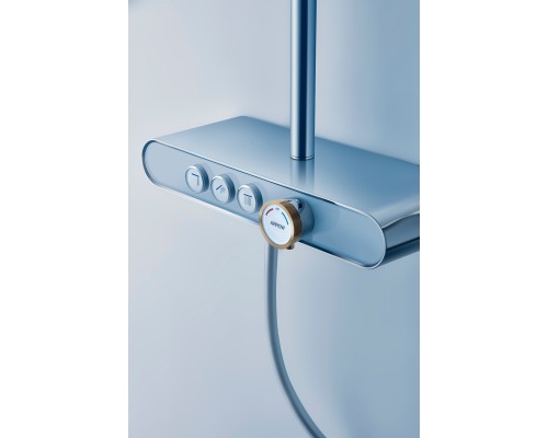 Душевая система Arrow AMG13SH855A с термостатом серый