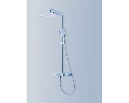 Душевая система Arrow AMG13SH855A с термостатом серый