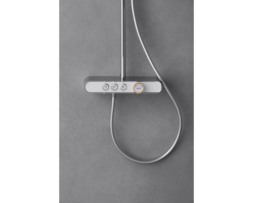 Душевая система Arrow AMG13SH855A с термостатом серый