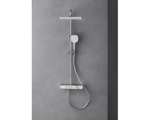 Душевая система Arrow AMG13SH855A с термостатом серый