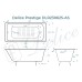 Ванна чугунная Delice Prestige 170х75 с антискользящим покрытием