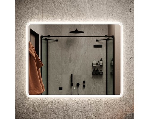 Зеркало для ванной комнаты SANCOS Arcadia 900х700 с подсветкой