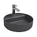 Раковина накладная ISVEA Infinity 42 круглая антрацит матовый 10NF65042SV-2C