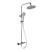 Душевая стойка Sancos Kanedo с термостатом с верхним душем, хром, SC7200CH