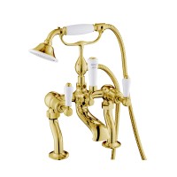 Смеситель на борт ванны Benesque Grosvenor Level английское золото