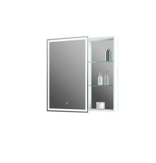 Зеркальный шкаф Континент Aperio LED 80 L с подсветкой Белый