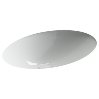 Раковина встраиваемая снизу Ceramicanova Эра (Era) овальная 615x435x220 мм, цвет белый арт