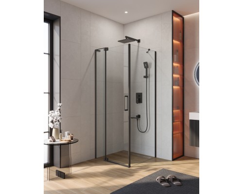 Душевой уголок Cezares Slider 70x80 SLIDER-AH-1-80-70/80-C-NERO Черный матовый