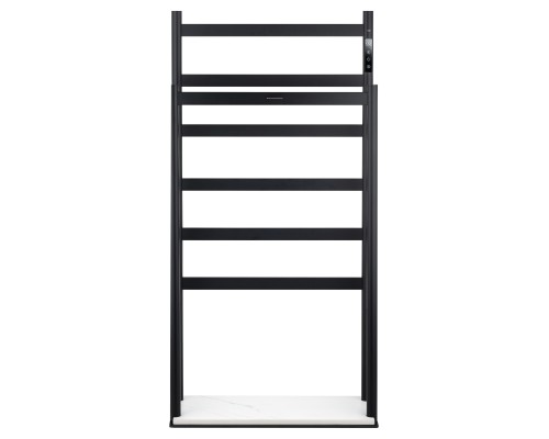 Полотенцесушитель электрический напольный Wonzon&Woghand ESSEN, Черный матовый WW-A407-MB