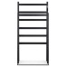 Полотенцесушитель электрический напольный Wonzon&Woghand ESSEN, Черный матовый WW-A407-MB