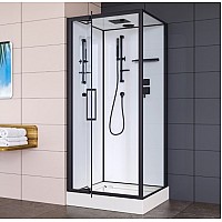 Душевая кабина Esbano ESKBRSP90 90x90x215 черный 