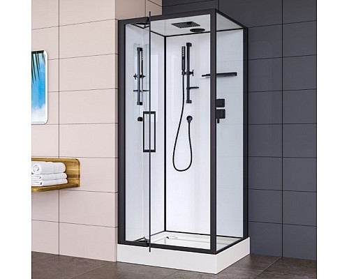 Душевая кабина Esbano ESKBRSP90 90x90x215 черный Душевая кабина Esbano ESKBRSP90 90x90x215 черный