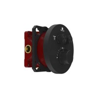 Встраиваемый смеситель для душа Vincea VSCV-322T-MMB 2 режима, термостат, черный