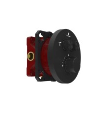 Встраиваемый смеситель для душа Vincea VSCV-322T-MMB 2 режима, термостат, черный