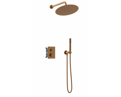 Душевая система с термостатом ALTROBAGNO Юнион (Unione) 040410 BC