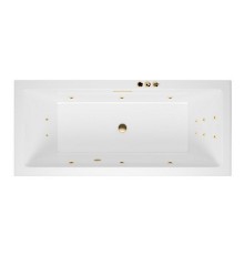 Ванна гидромассажная EXCELLENT Heaven Slim 180x80 SMART золото