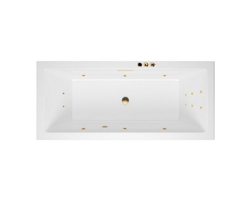 Ванна гидромассажная EXCELLENT Heaven Slim 180x80 SMART золото