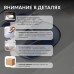 Раковина накладная прозрачная ABBER Kristall синяя
