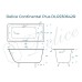 Ванна чугунная Delice Continental PLUS 100х70 с отверстиями под ручки