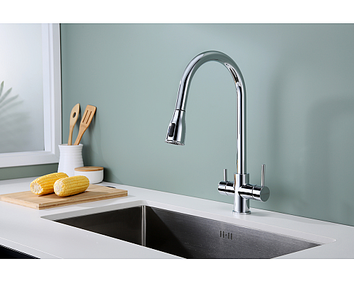 Смеситель для кухни Paulmark Lange La214212-CR Хром Смеситель для кухни Paulmark Lange La214212-CR Хром