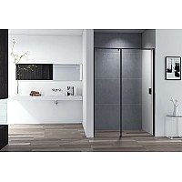 Душевая дверь Cezares Urban 140 URBAN-B-12-140-C-NERO Черный матовый