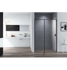 Душевая дверь Cezares Urban 140 URBAN-B-12-140-C-NERO Черный матовый