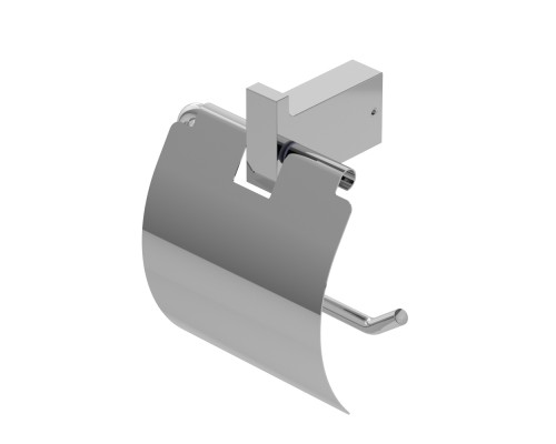 Держатель туалетной бумаги Cezares Slider SLIDER-PH-01 с крышкой Хром
