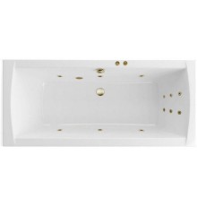 Ванна гидромассажная EXCELLENT Aquaria Lux Slim 180x80 LINE бронза