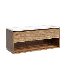 Тумба подвесная SANCOS Marmi 1195х445 c ящиком, дуб чарльстон MR1.0120ECH