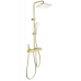 Душевая система с термостатом Wonzon&Woghand, Брашированное золото