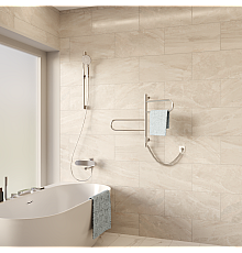 Полотенцесушитель электрический Vincea VTD-1R1CE 44x60 хром таймер